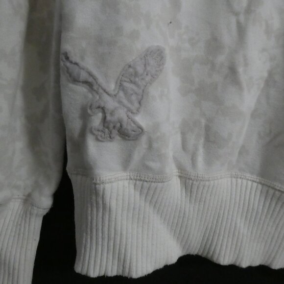 AMERICAN EAGLE - Eagle Fleece | medium | Floral Zip-Up Hooded Sweatshirt Jacket - Picture 14 of 16